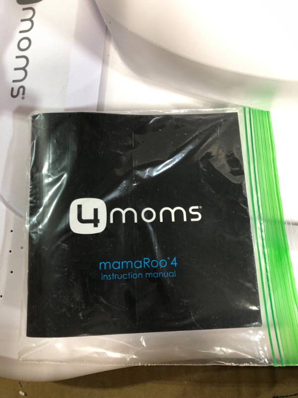 Photo 1 of **USED - SEE NOTES** 4 Multi-Motion Baby Swing + Safety Strap Fastener, Bluetooth Baby Swing with 5 Unique Motions, Nylon Fabric, Black