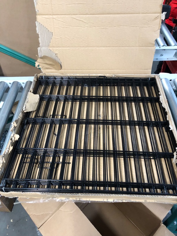 Photo 1 of **USED SEE NOTES** Puppy Pet Playpen 8 Panel 24 Inch Metal Portable Folding Animal Exercise Dog Fence