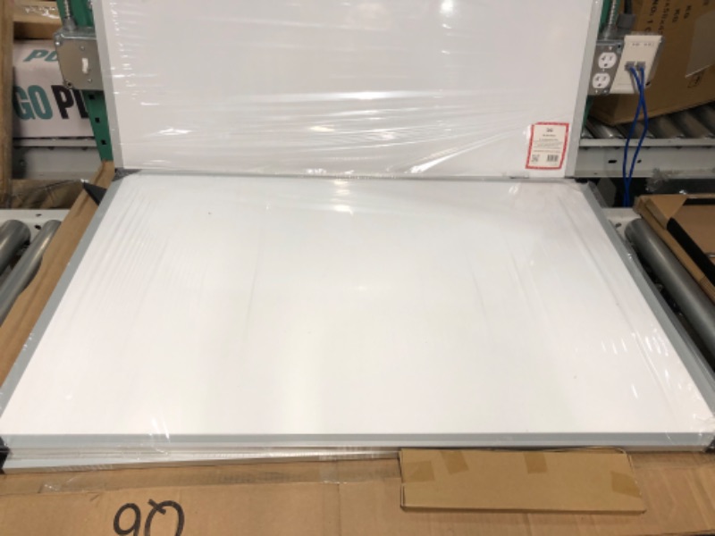 Photo 8 of **USED, MISSING/CRACKED CORNERS, SEE NOTES** 3 PACK Magnetic Dry Erase Board, 24x36 Inches