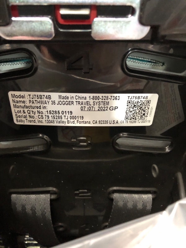 Photo 2 of ** SEE NOTES** Baby Trend Pathway 35 Jogger Travel System, Optic Teal