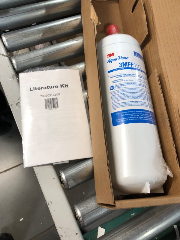 Photo 4 of *USED - SEE NOTES* 3M Aqua-Pure Under Sink Full Flow Drinking Replacement Water Filter 3MFF101 Replacement Cartridge