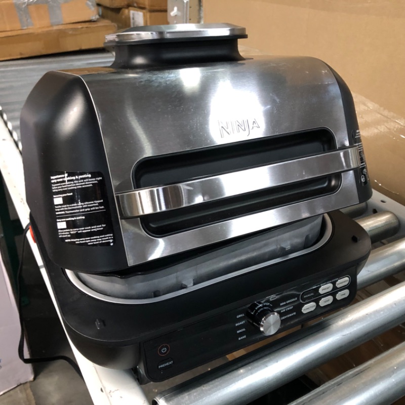 Photo 2 of (Used) Ninja IG651 Foodi Smart XL Pro 7-in-1 Indoor Grill/Griddle Combo, Black