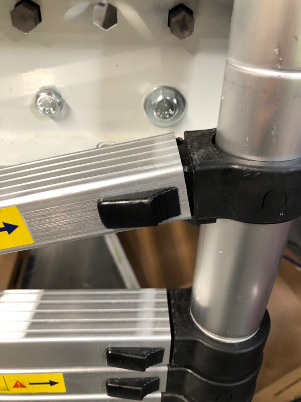 Photo 1 of ***PARTS*** ATCEPFU 15.5FT Telescoping Ladder Aluminum 