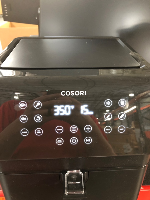 Photo 4 of COSORI Pro II Air Fryer Oven Combo, 5.8QT Max Xl Large Cooker - BLACK