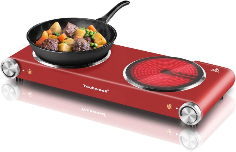 Photo 1 of  Hot Plate, Countertop Stove Double Burner for Cooking, 