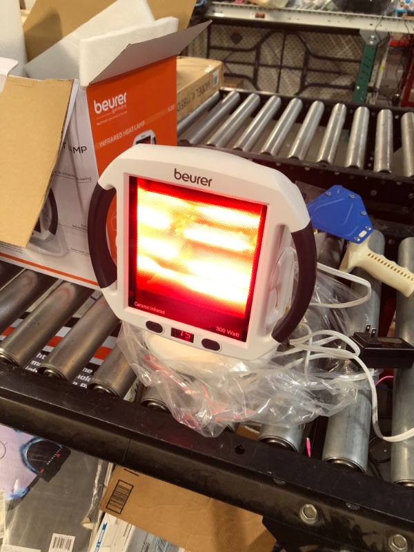 Photo 2 of Beurer IL50 Infrared Heat Lamp, Red Light Heat Device (Portable)