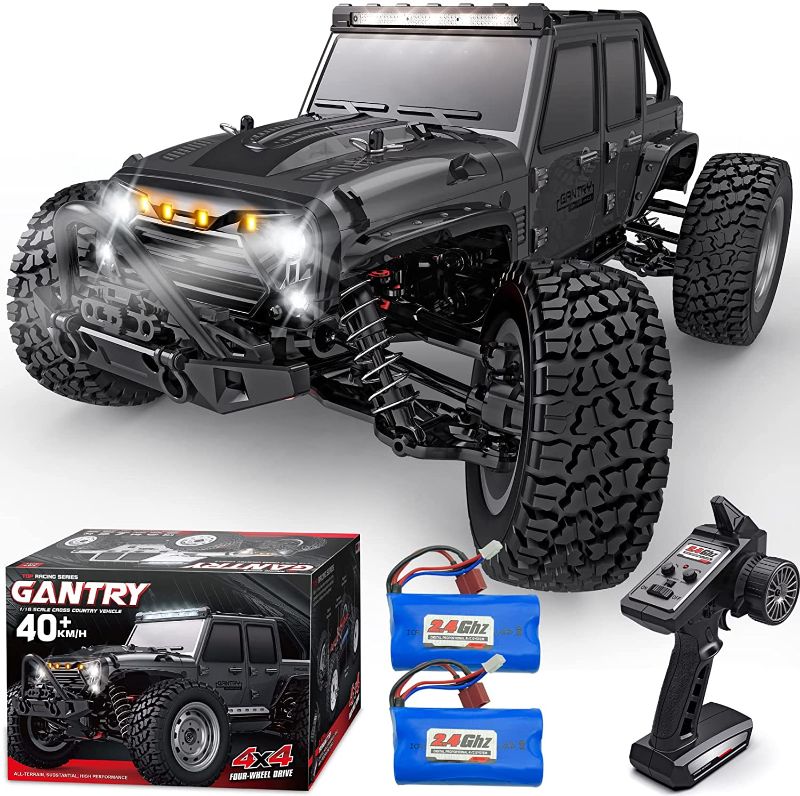 Photo 1 of Gzsbaby RC Cars for Boys and Adults 1:16 Scale RTR, 4WD RC Car All Terrain Off Road Truck with 2 Batteries