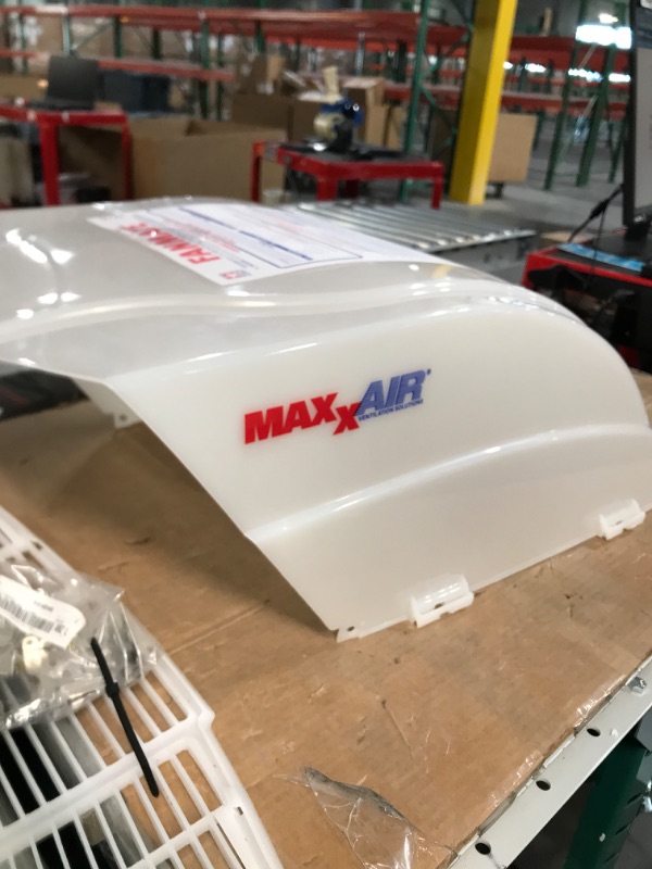 Photo 3 of Maxxair 00-955001 White Fanmate Cover with Ez Clip Hardware - WHITE