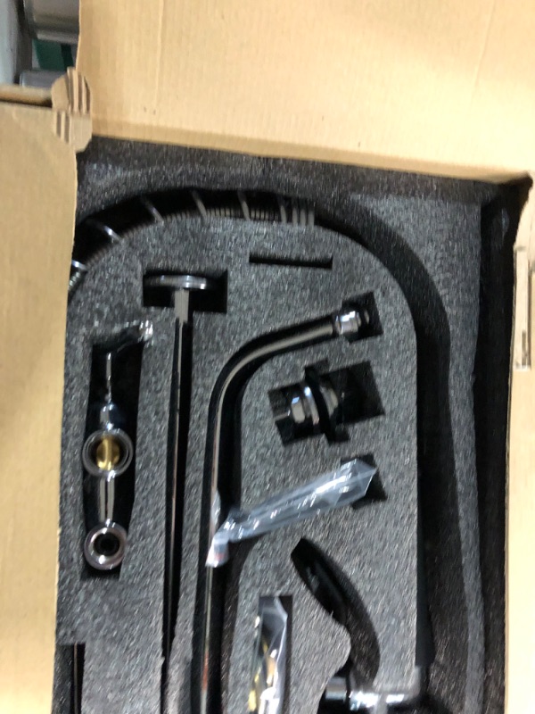 Photo 1 of **PARTS ONLY**
KWODE Commercial Faucet 8 Inch Center Wall Mount Kitchen Sink Faucet
