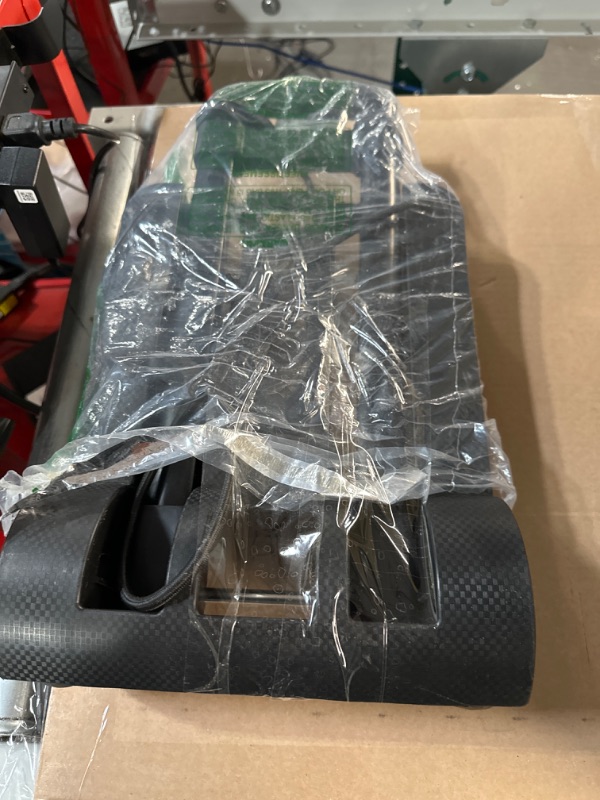 Photo 2 of **USED/SESE NOTES** Folding Hand Truck,155 lbs Heavy Duty Luggage Cart with Elastic Bungee Rope, 4 Wheels Solid Construction Fold Up Dolly Compact Lightweight 