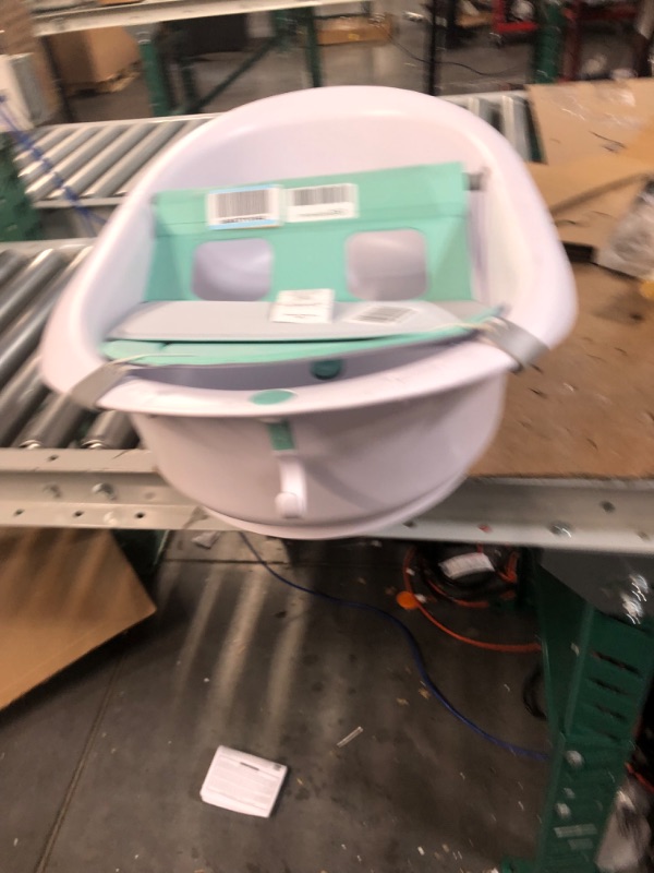 Photo 1 of 4-in-1 Grow-with-Me Bath Tub by Frida Baby Transforms Infant Bathtub to Toddler Bath Seat with Backrest for Assisted Sitting in Tub
