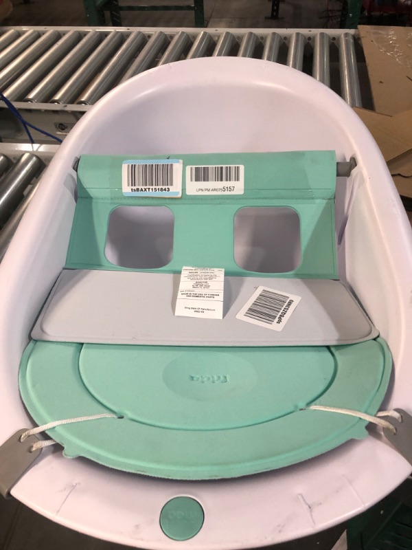 Photo 1 of 4-in-1 Grow-with-Me Bath Tub by Frida Baby Transforms Infant Bathtub to Toddler Bath Seat with Backrest for Assisted Sitting in Tub