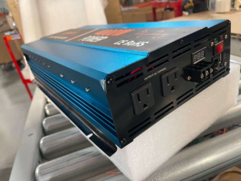 Photo 2 of aeliussine Modified 4000 Watt Power Inverter, 12V to 110V with Remote for Convenient Control for RVs and Trucks. 4000W12V