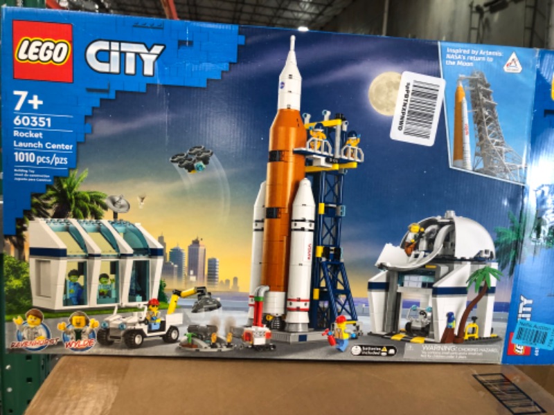 Photo 1 of LEGO City Rocket Launch Center 60351 Building Toy Set; NASA-Inspired Space Toy 