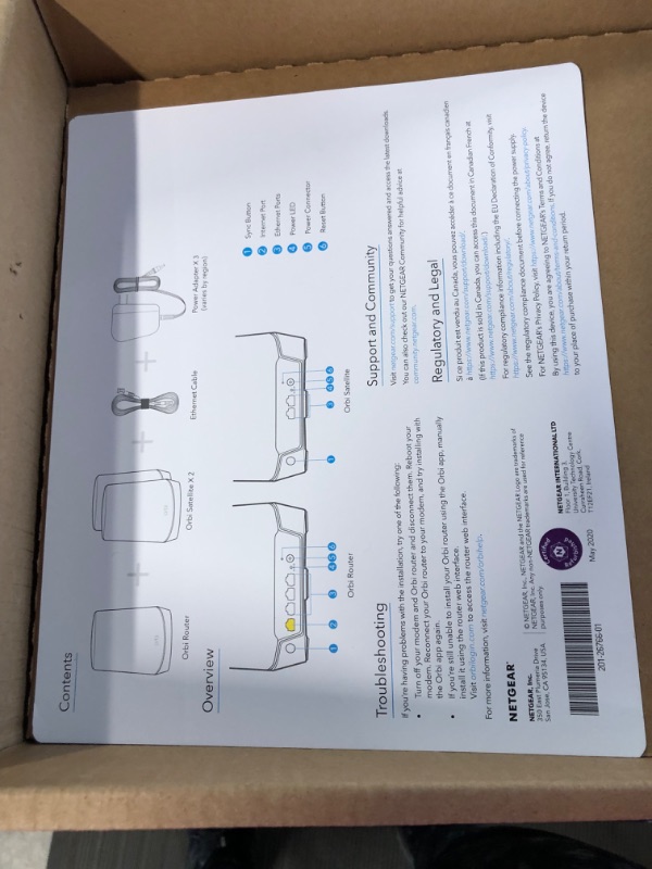 Photo 8 of Netgear Orbi Mesh Wi-Fi System (Router, 2 Extenders) RBK753-100NAS 