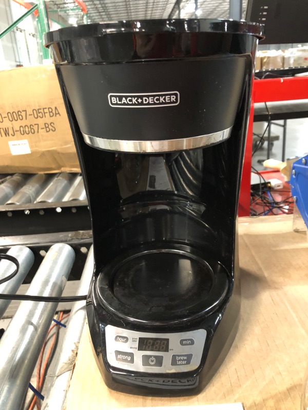 Photo 7 of *USED* BLACK+DECKER 12-Cup* Programmable Coffeemaker, Black, CM1070B-1