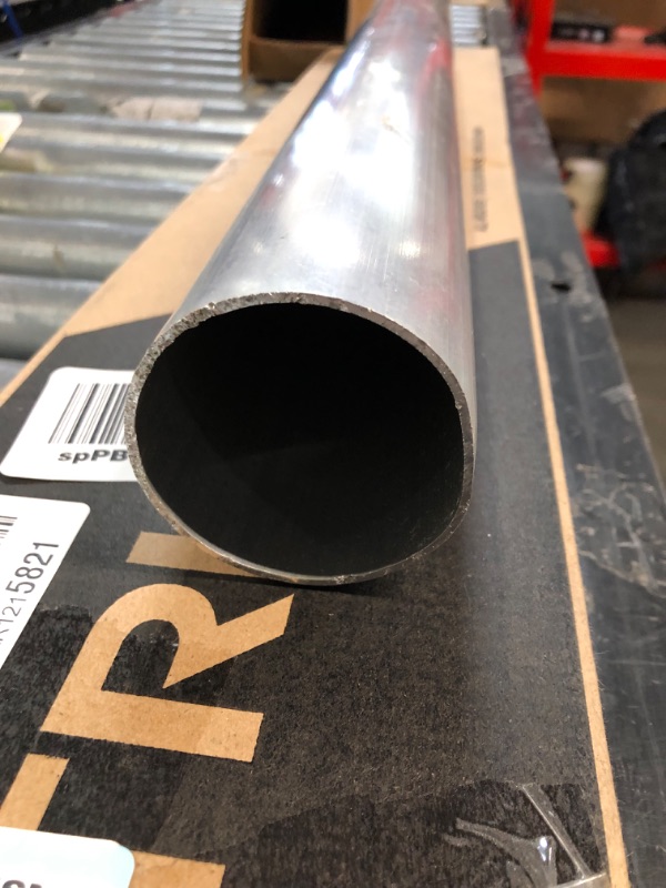 Photo 3 of *Used/Damaged* HPS AST-2F-250 6061 T6 Seamless Aluminum Round Straight Tubing, 16 Gauge, 2' Length, 2.5" OD, 0.065" Wall Thickness