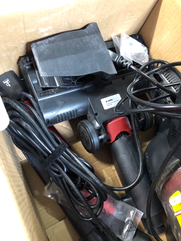 Photo 5 of *USED/Dirty* Corded Stick Vacuum Cleaner, with Anti-Tangle Motorized Led Floor Brush 6-in-1 Self-Standing&Multi-Tool, A300 Black