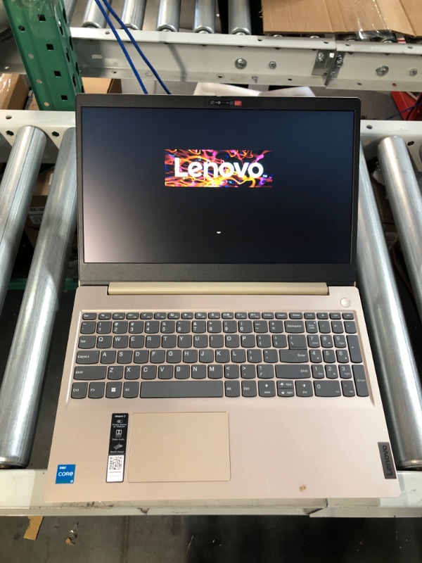 Photo 3 of Lenovo - IdeaPad 3 15" HD Touch Screen Laptop - Intel Core i3-1115G4 - Intel UHD Graphics - 8GB Memory - 256GB SSD - Almond - SEEMS NEW!!