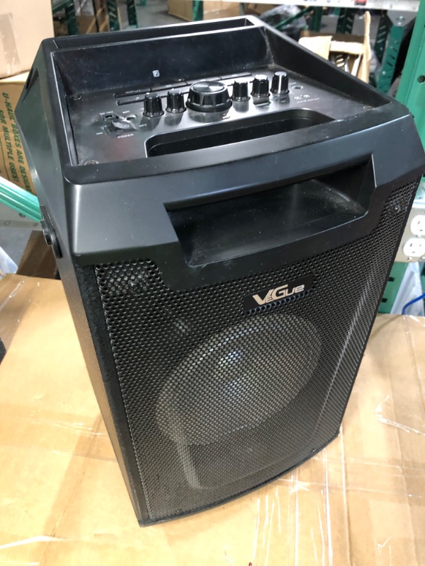 Photo 5 of VeGue Karaoke Machine, Bluetooth Speaker PA System & 2 Microphones, 8'' Subwoofer