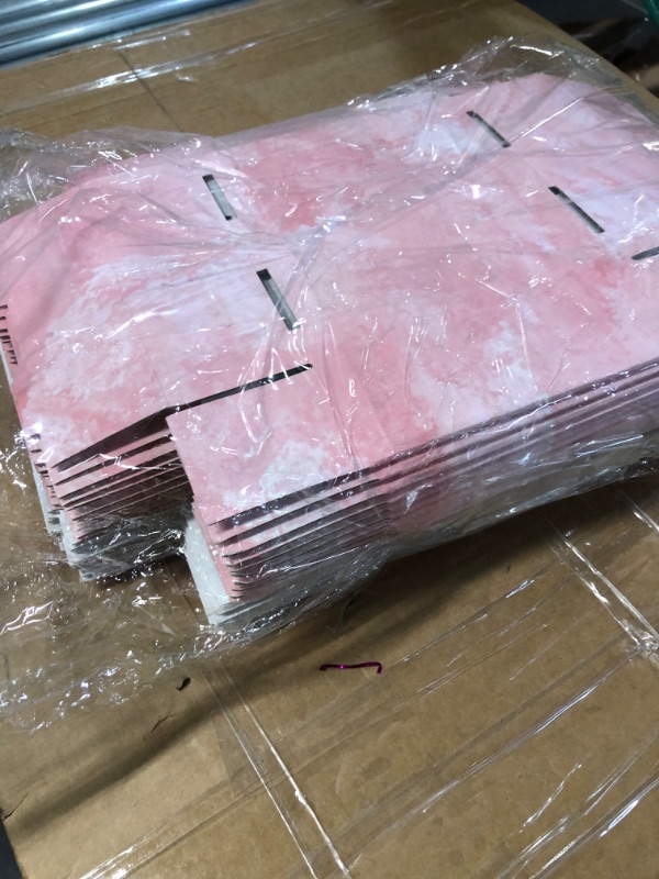 Photo 1 of 20 Pack of Pink Cardboard Boxes