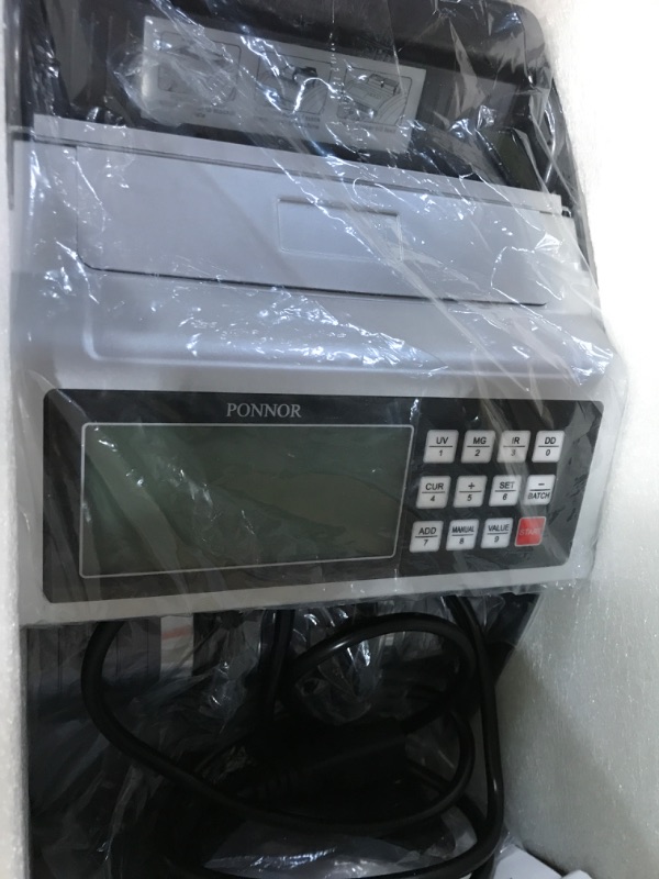 Photo 3 of Money Counter Machine PONNOR  Large LCD Display