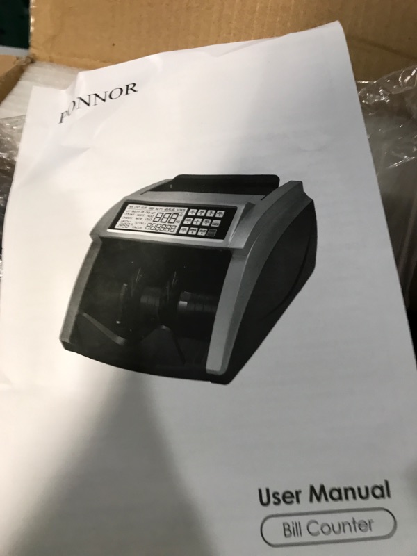 Photo 1 of Money Counter Machine PONNOR  Large LCD Display