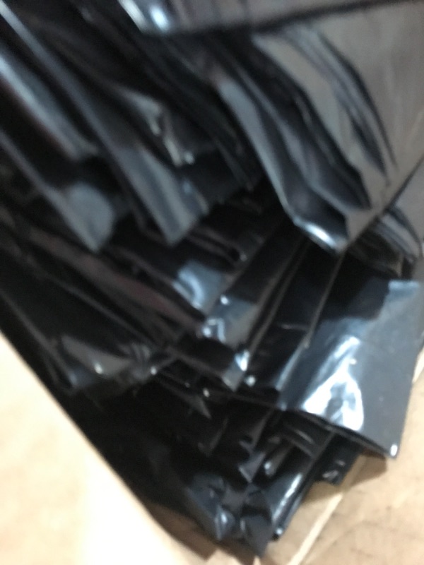 Photo 1 of Aluf Plastics 33 Gallon Trash Bags - 1.5 MIL (eq) Black Heavy Duty Trash Can Liners - 33" x 39" - Pack of 100 -
