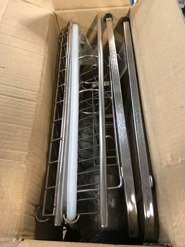 Photo 2 of -USED- iSPECLE Dish Drying Rack, 304 Stainless Steel 2-Tier Dish Rack 