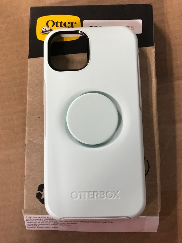 Photo 2 of OtterBox Otter + POP Symmetry Series Case for iPhone 13 - Tranquil Waters (Blue) 