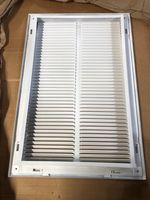 Photo 3 of (READ NOTES) Handua 24"W x 16"H [Duct Opening Size] Steel Return Air Grille [Duct Opening]