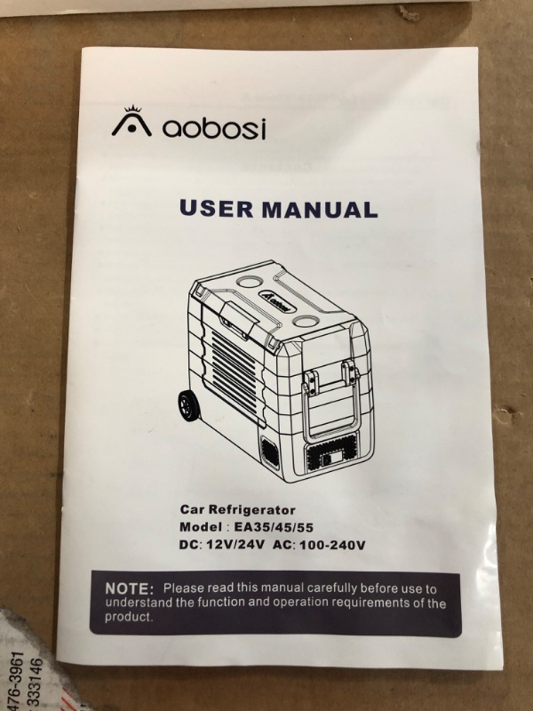 Photo 5 of AAOBOSI 12 Volt Car Refrigerator - 59 Quart (55L) WIFI Portable Refrigerator Freezer with Dual Zone Single Temperature
**TESTED**