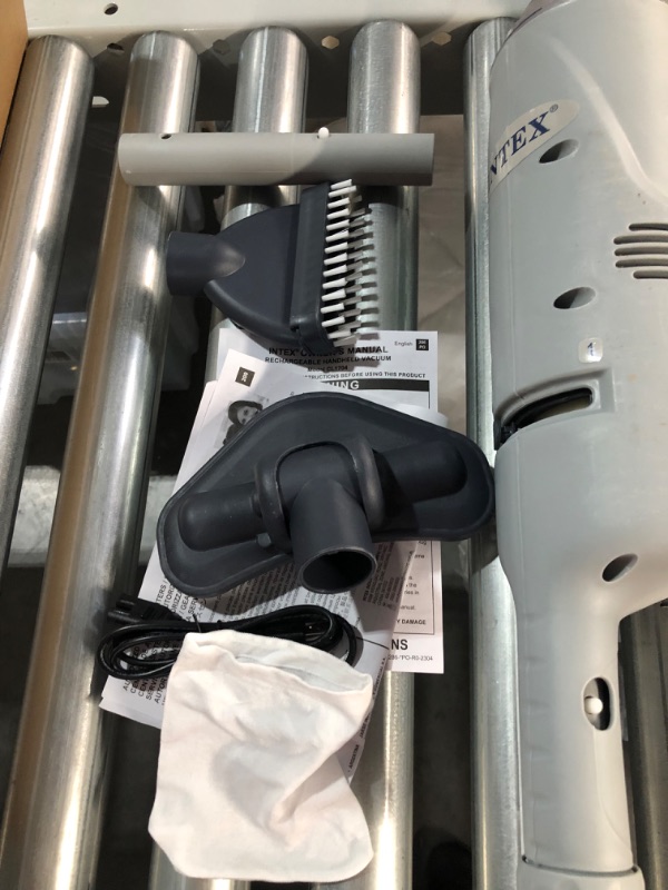 Photo 5 of [USED] Intex 28620EP Handheld Rechargeable Spa Pool Vacuum, Grey