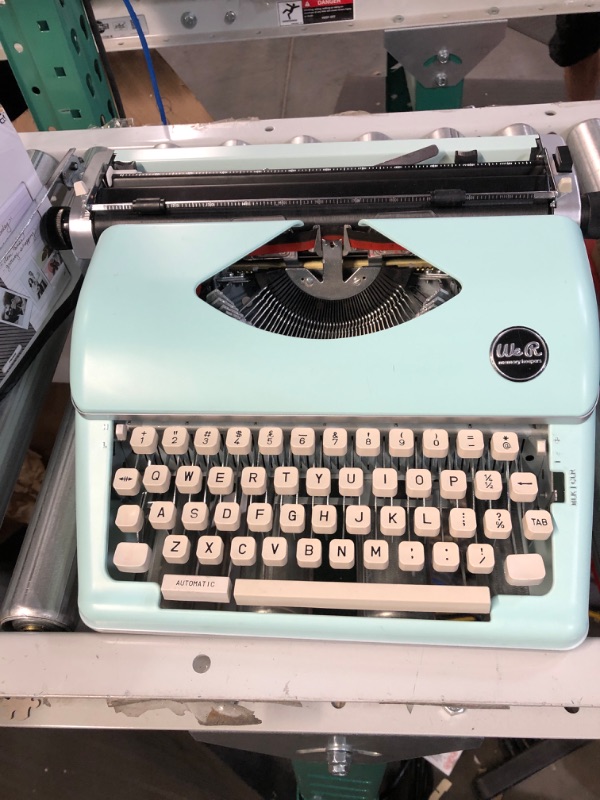 Photo 2 of Typecast Retro Typewriter by We R Memory Keepers | Mint 49.5 x 19.8 x 39.6 cm