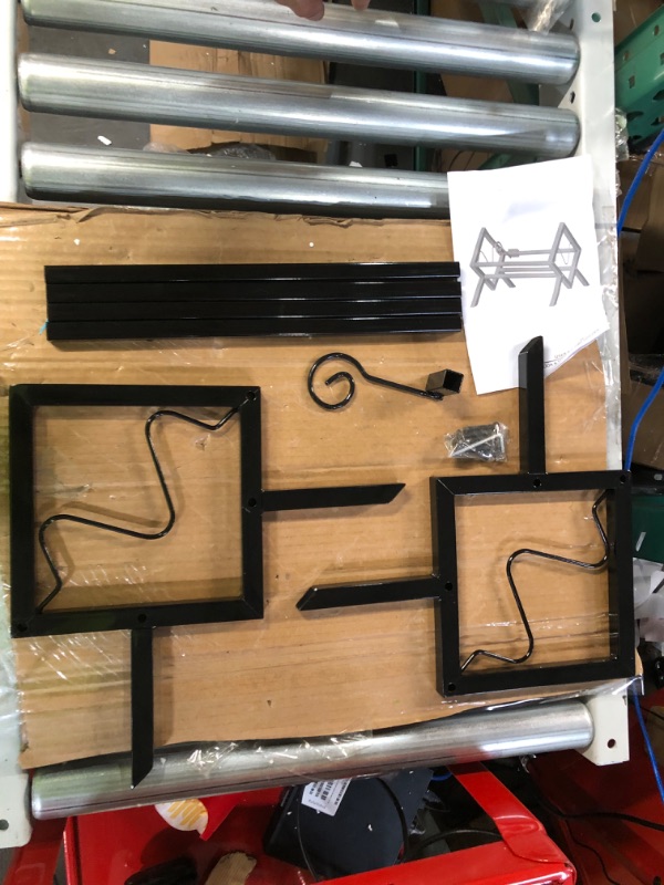 Photo 1 of [Like New] EKNITEY Vinyl Record Storage Holder - Metal Record Stand 80-100 LP Storage Organizer