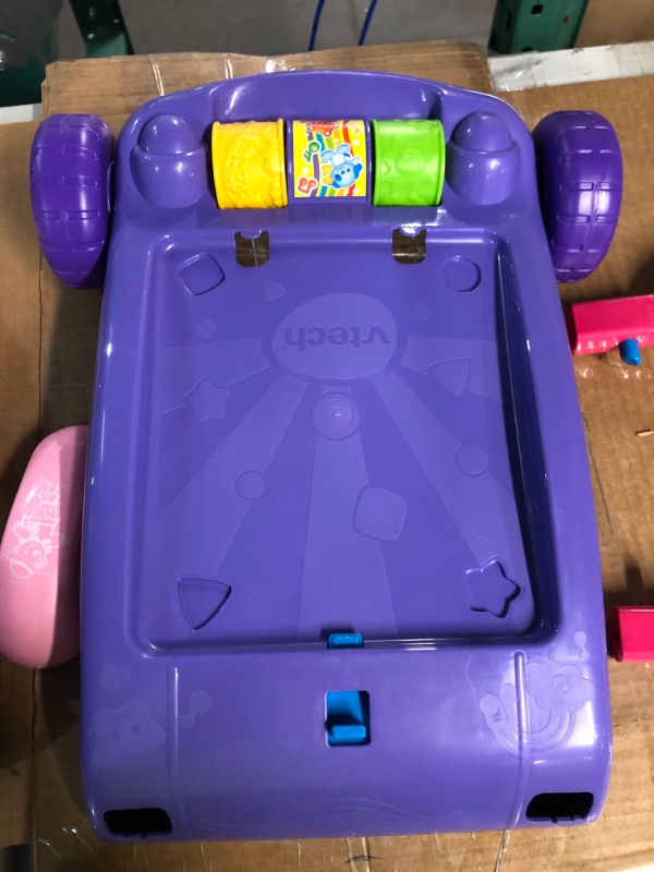 Photo 3 of ***USED*** VTech Sit-to-Stand Learning Walker (Frustration Free Packaging), Lavender (Amazon Exclusive) & Pull and Sing Puppy Lavender Walker + Pull and Sing Puppy