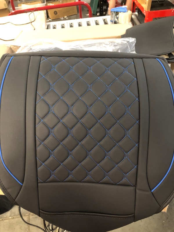 Photo 2 of ***COLOR DIFFERS FROM STOCK PHOTO*** Aierxuan 5pcs Car Seat Covers Full Set with Waterproof Leather,Airbag Compatible Automotive Vehicle Cushion Cover 