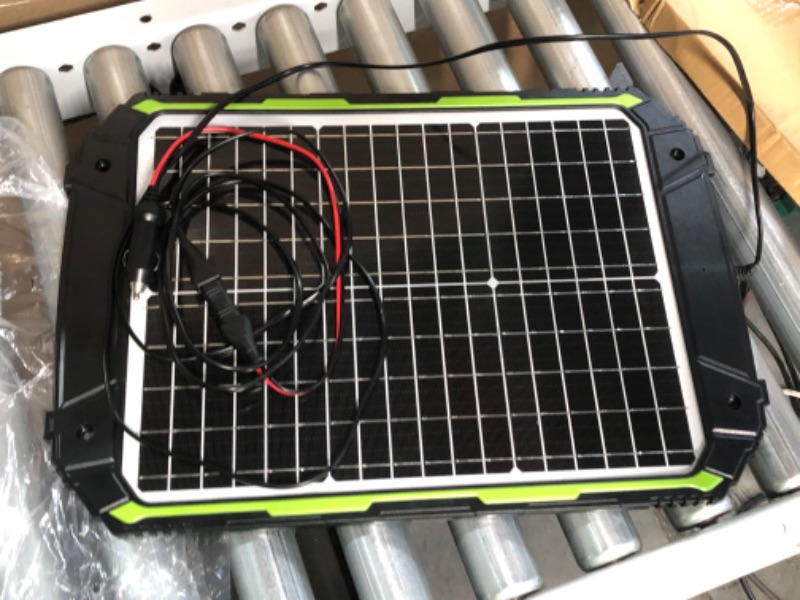 Photo 2 of 20W 12V Solar Battery Charger, Waterproof Solar Panel Trickle Charger & Maintainer