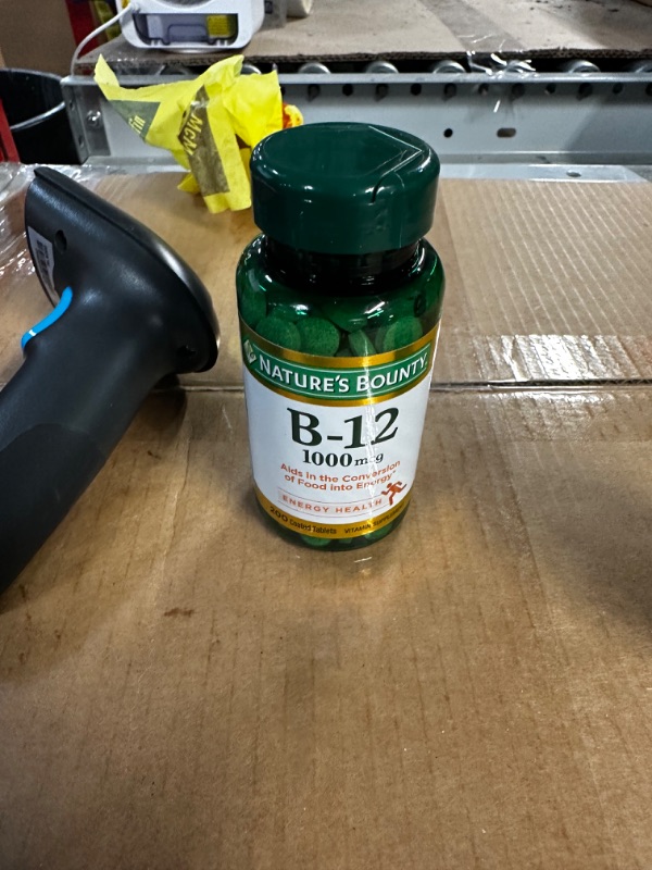 Photo 1 of Nature's Bounty Vitamin B12, Supports Energy Metabolism, Tablets, 1000mcg, 200 Ct Unflavored