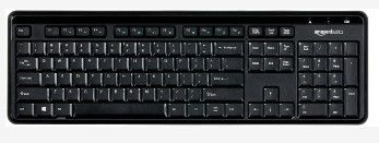 Photo 1 of Amazon Basics Wireless Computer Keyboard 