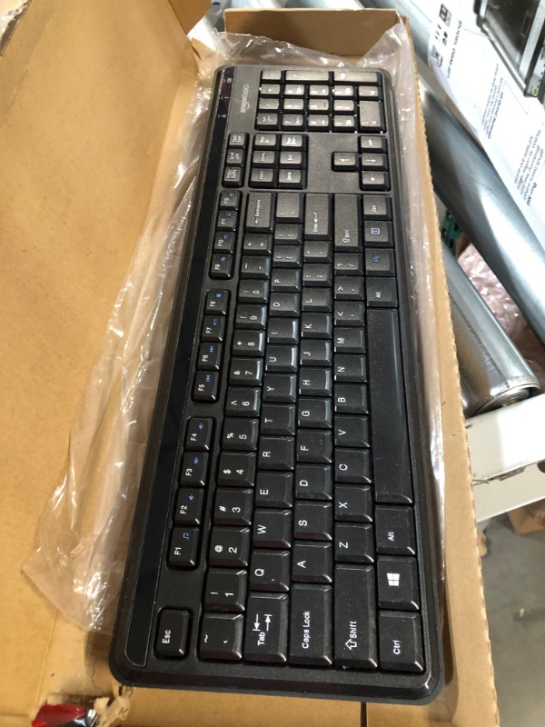 Photo 3 of Amazon Basics Wireless Computer Keyboard 