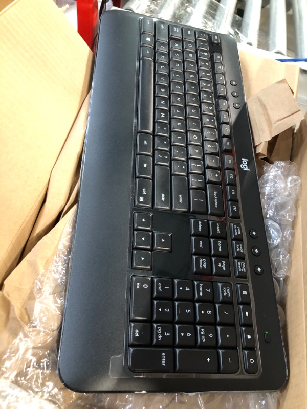 Photo 4 of Logitech MK540 Advanced - Keyboard and mouse set - wireless - 2.4 GHz - UK English QWERTY