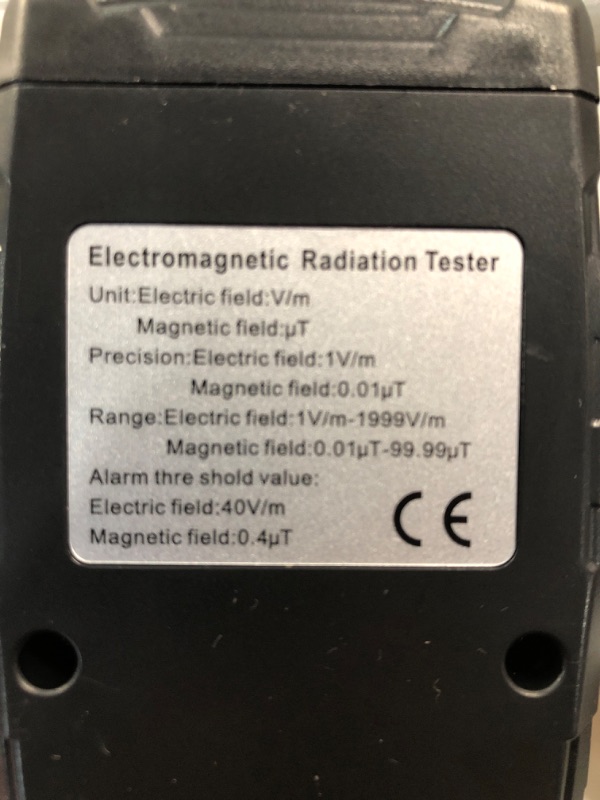 Photo 4 of ERICKHILL EMF Meter, Rechargeable Digital Electromagnetic Field Radiation Detector Hand-held Digital LCD EMF Detector, Great Tester for Home EMF Inspections, Office, Outdoor and Ghost Hunting Black, Blue