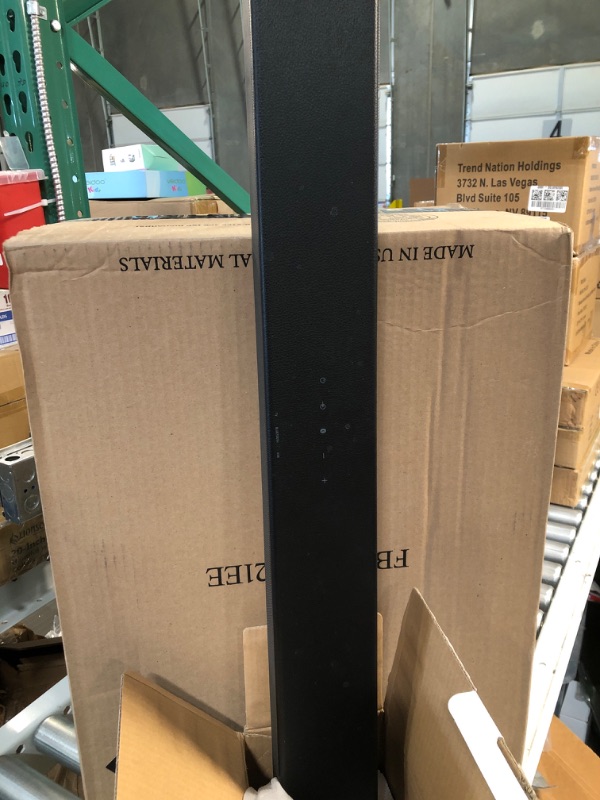 Photo 1 of Sony S100F 2.0ch Soundbar with Bass Reflex Speaker, Integrated Tweeter and Bluetooth, (HTS100F), easy setup, compact, home office use with clear sound black
