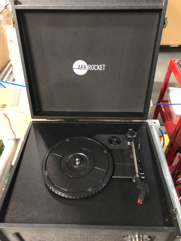 Photo 5 of DAMAGED Arkrocket 3-Speed Bluetooth Record Player 