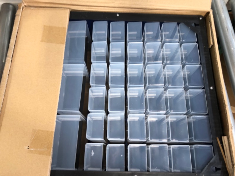 Photo 2 of [USED] Plastic Storage Drawers – 42 Compartment Organizer 