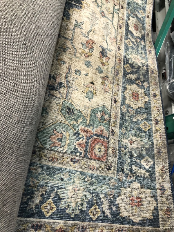 Photo 4 of [USED] Loloi II Skye SKY-12 Ocean / Multi Oriental Area Rug 7'-6 x 9'-6