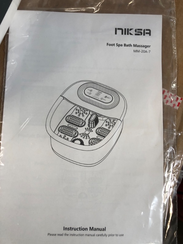 Photo 1 of *USED/SEE NOTES* Foot Spa Bath Massager with Heat