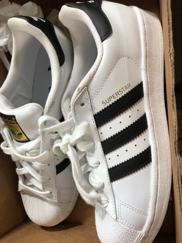 Photo 1 of DAMAGED STAINED SMELL SHELL TOE ADIDAS SIZE 12 WOMENS 