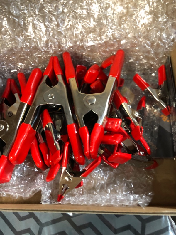 Photo 1 of 8 PK RED CLAMPS 